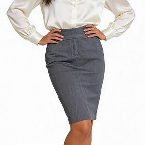 Black and White Striped Pencil Skirt by Willie‎ Smith Size 6